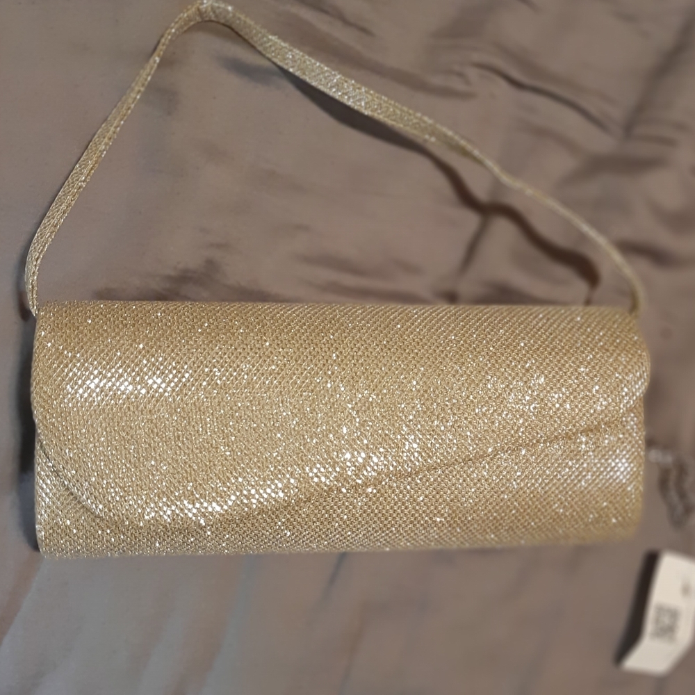 NWT Golden clutch